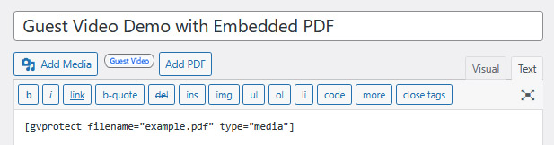 WordPress online page editor
