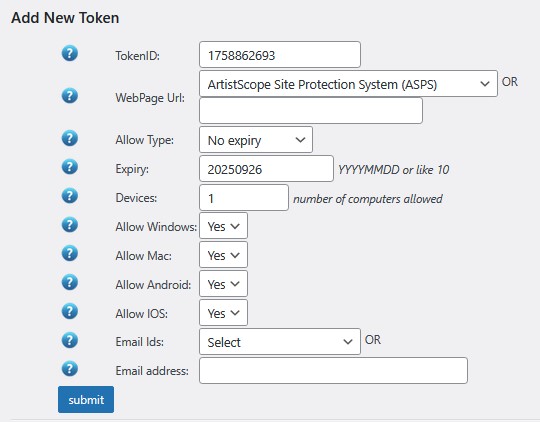 Safeguard DRM token settings