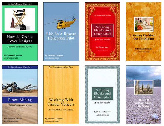 Book cover design templates