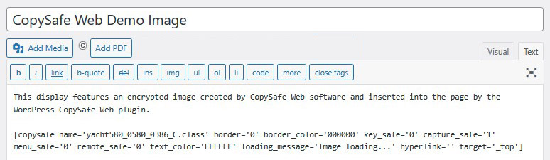 Wordpress plugin for encrypted images