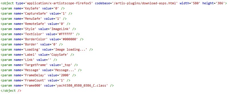HTML to display encrypted image